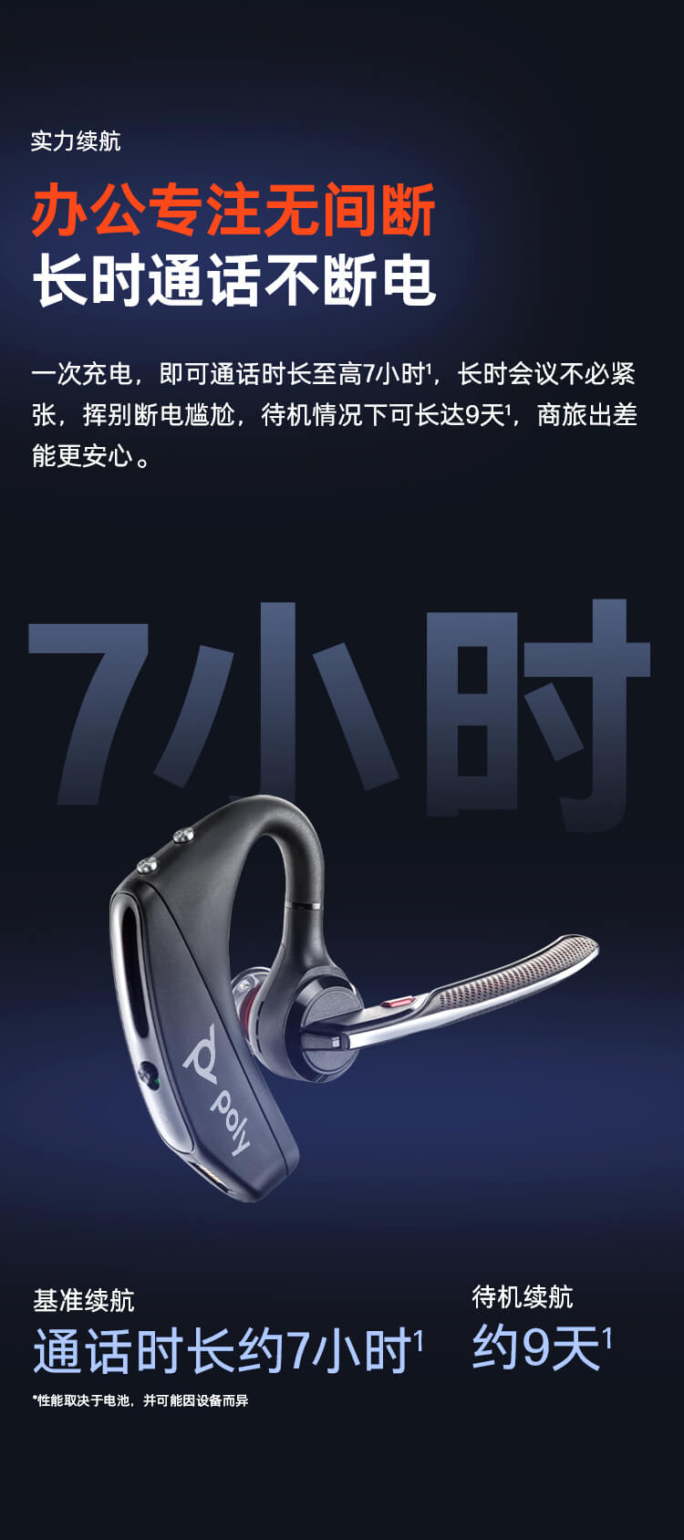 5200无线单耳蓝牙耳机 高清语音 智能降噪 超长待机 来电语音播报